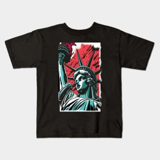 Statue of Liberty Kids T-Shirt